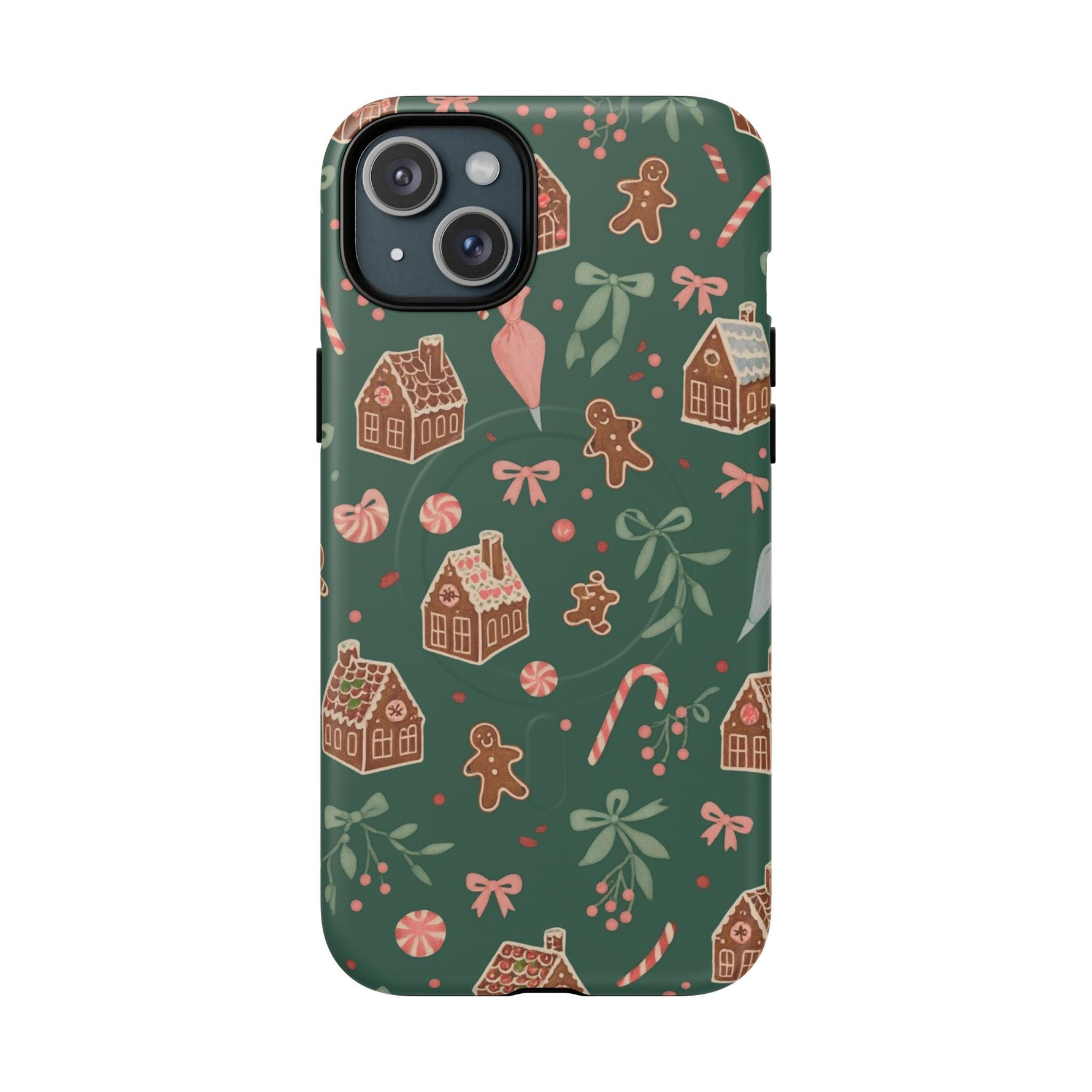 Holiday Gingerbread iPhone Case | MagSafe  Shamo's iPhone 15 Plus / Matte