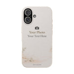 Personalizable Biodegradable Custom Phone Case | Add your own Photo and Text - iPhone 16 - Shamo's