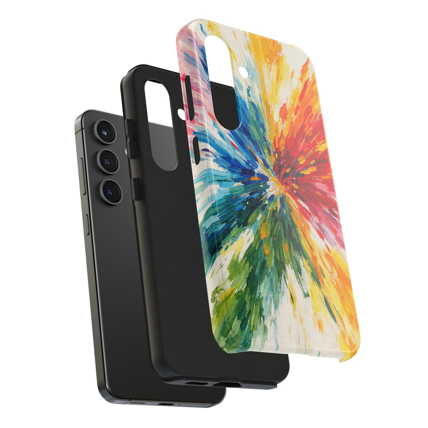 Vibrant Abstract Paint Explosion Impact Phone Case  Shamo's