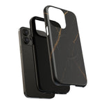 Black & Gold Marble iPhone Case with MagSafe  Shamo's