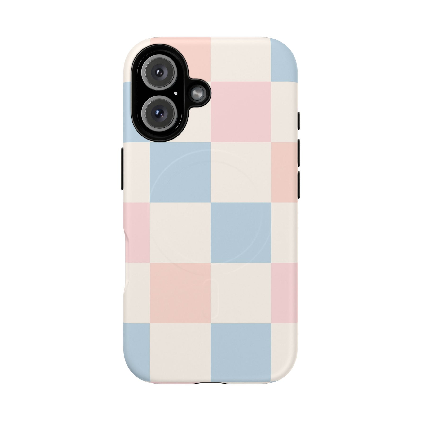 Pastel Checkerboard Pattern iPhone Cases - MagSafe - Shamo's