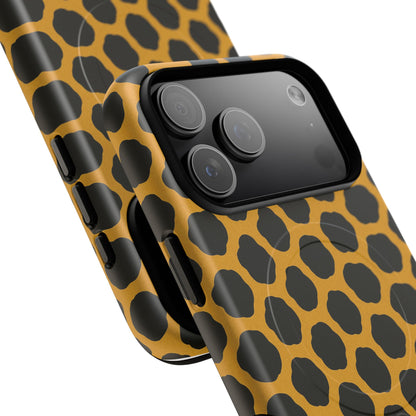 Stylish Leopard Pattern Magnetic iPhone Case | Compatible with MagSafe