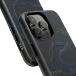 Midnight Marble iPhone Case with MagSafe - iPhone 17 / Glossy - Shamo's
