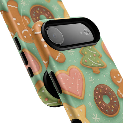 Holiday Cookie Pattern iPhone Case — MagSafe compatible