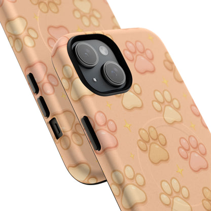 Pawfect Pattern Tough iPhone Case compatible with MagSafe - Shamo's