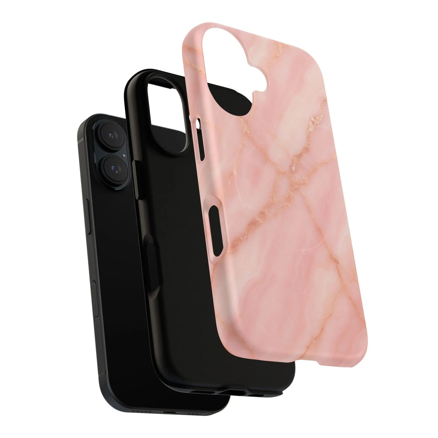 Blush Pink Marble iPhone Case with MagSafe  Shamo's