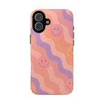 Groovy Smiley Faces Retro iPhone Case | MagSafe - Shamo's