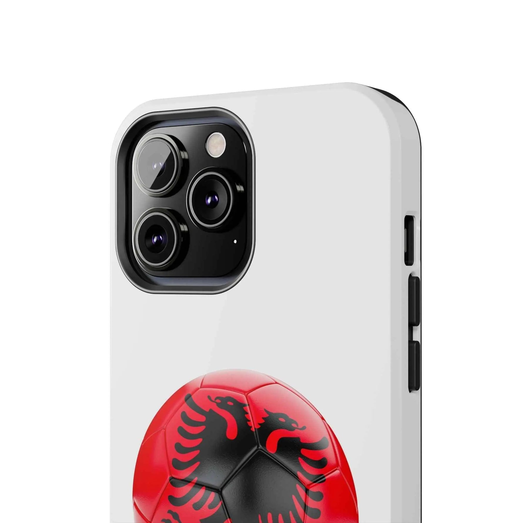 Tough Phone Cases with Albanian soccer flag
