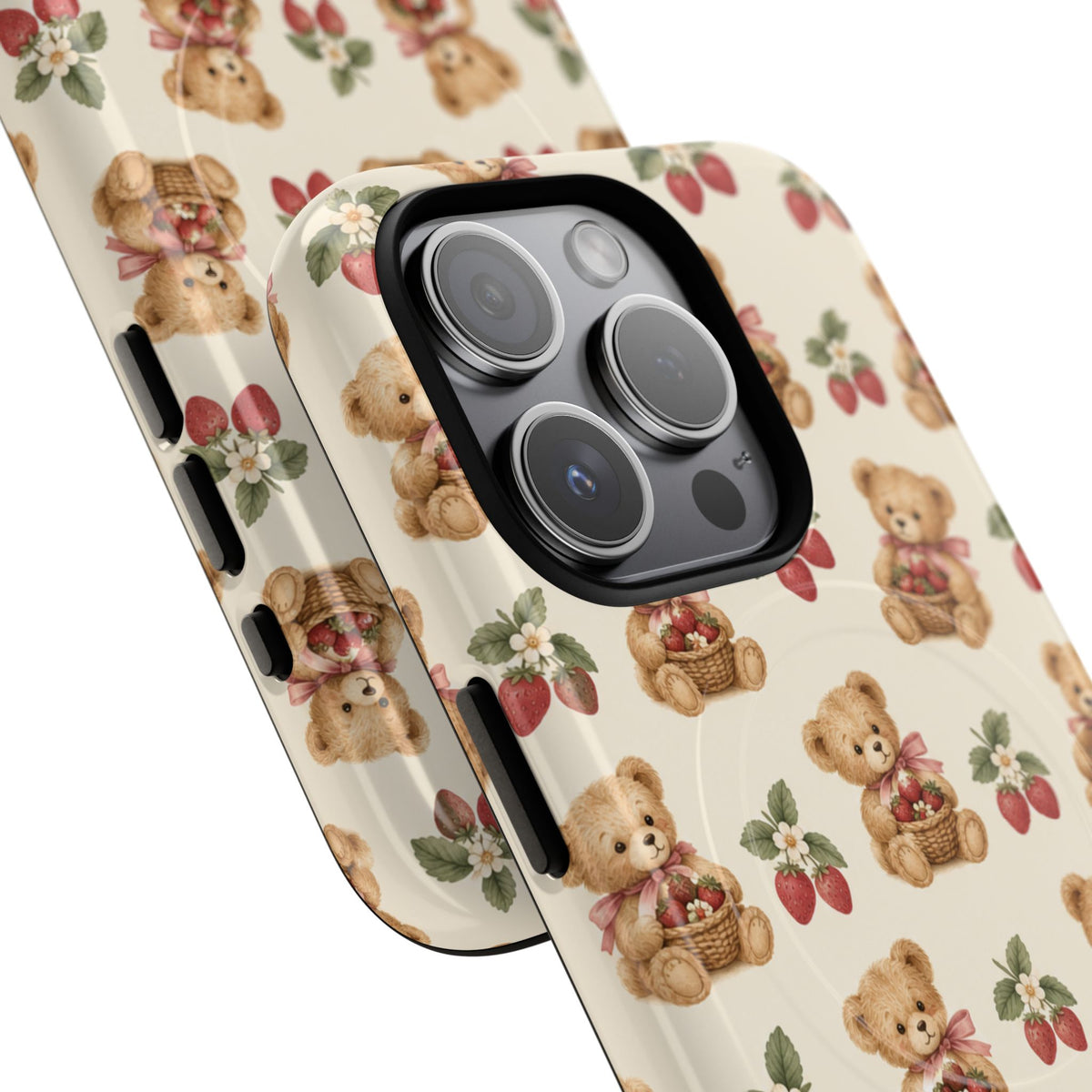 Teddy Berry Basket iPhone Case with MagSafe