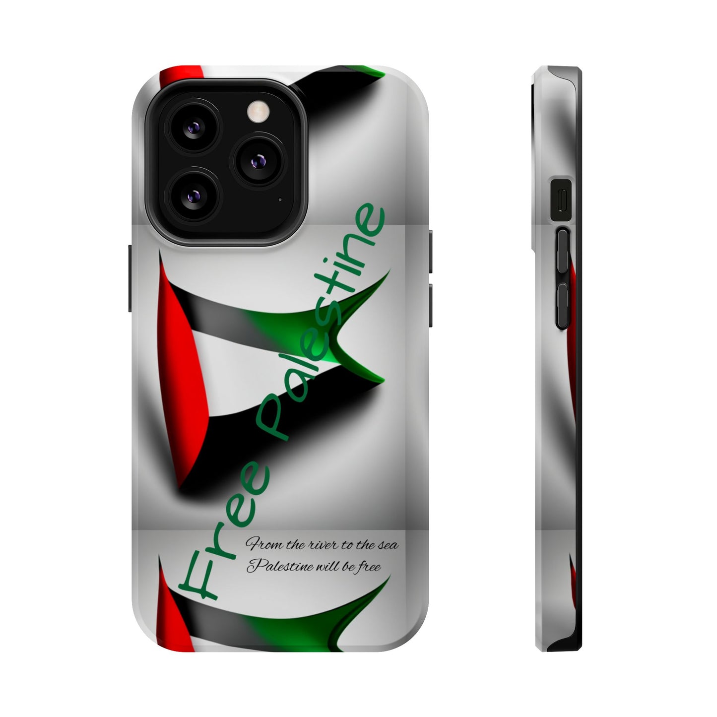 MagSafe Tough Case: Palestinian Flag & 'From the River to the Sea, Palestine Will Be Free