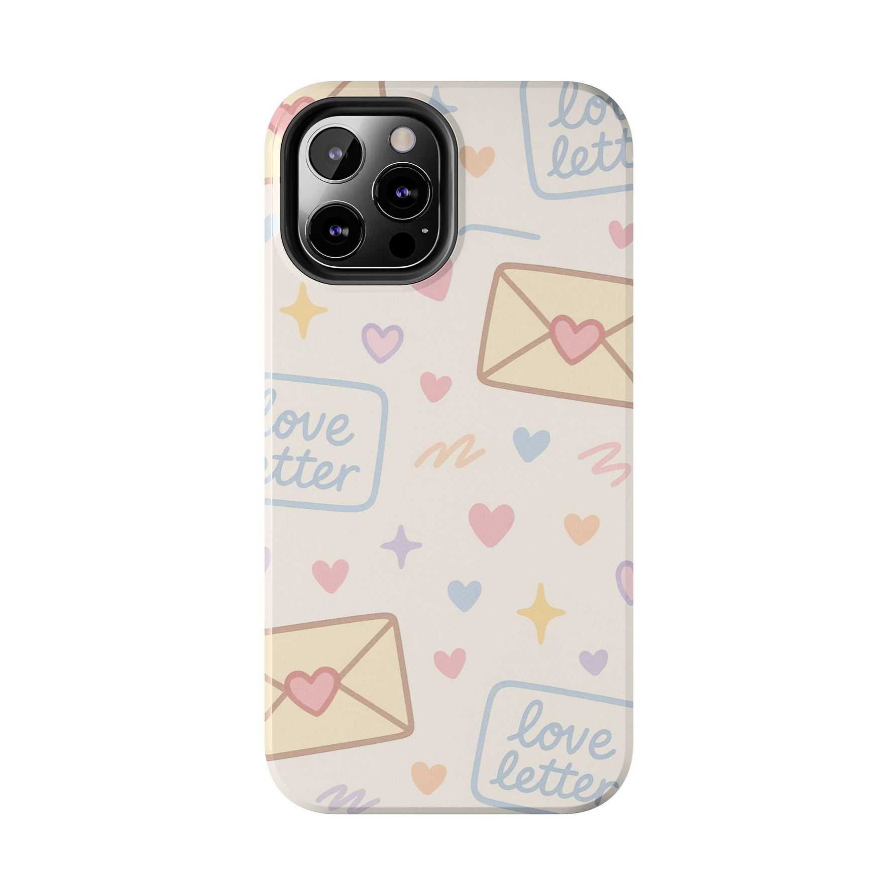 Pastel Love Letter Hearts Impact Phone Case  Shamo's