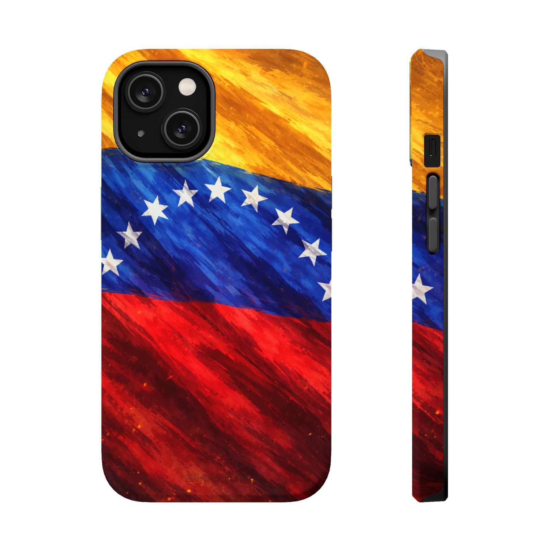 Venezuelan Flag Magnetic Impact-Resistant Phone Case with MagSafe Compatibility - iPhone 14 / Matte - Shamo's