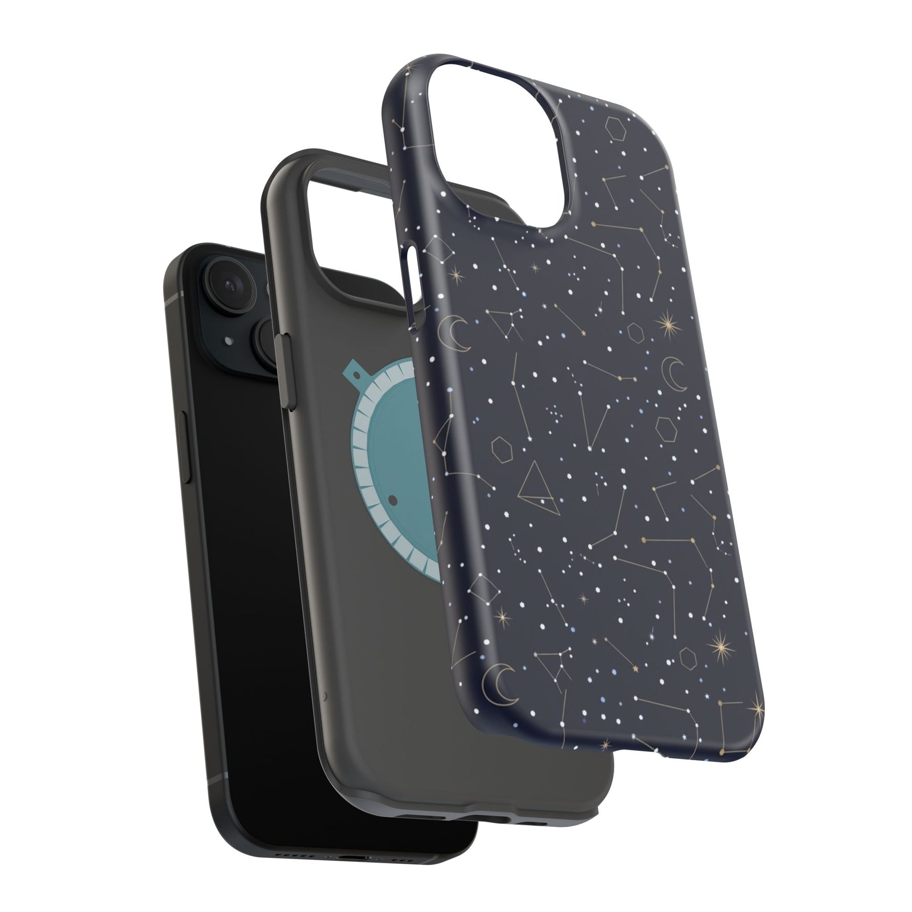 Constellation Night Magnetic Impact-Resistant Phone Case with MagSafe
