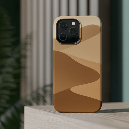 Neutral Desert Wave Design iPhone Case | MagSafe  Shamo's