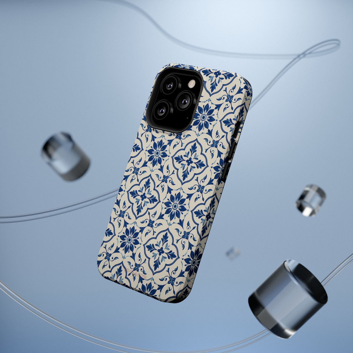 Lisbon Tile – Blue Ornamental MagSafe Phone Case