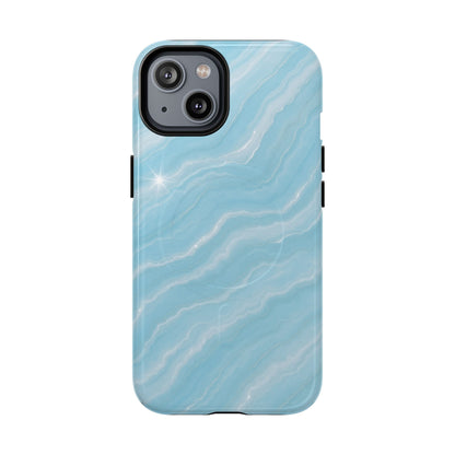 Sky Glow Marble iPhone Case with MagSafe - Shamo's