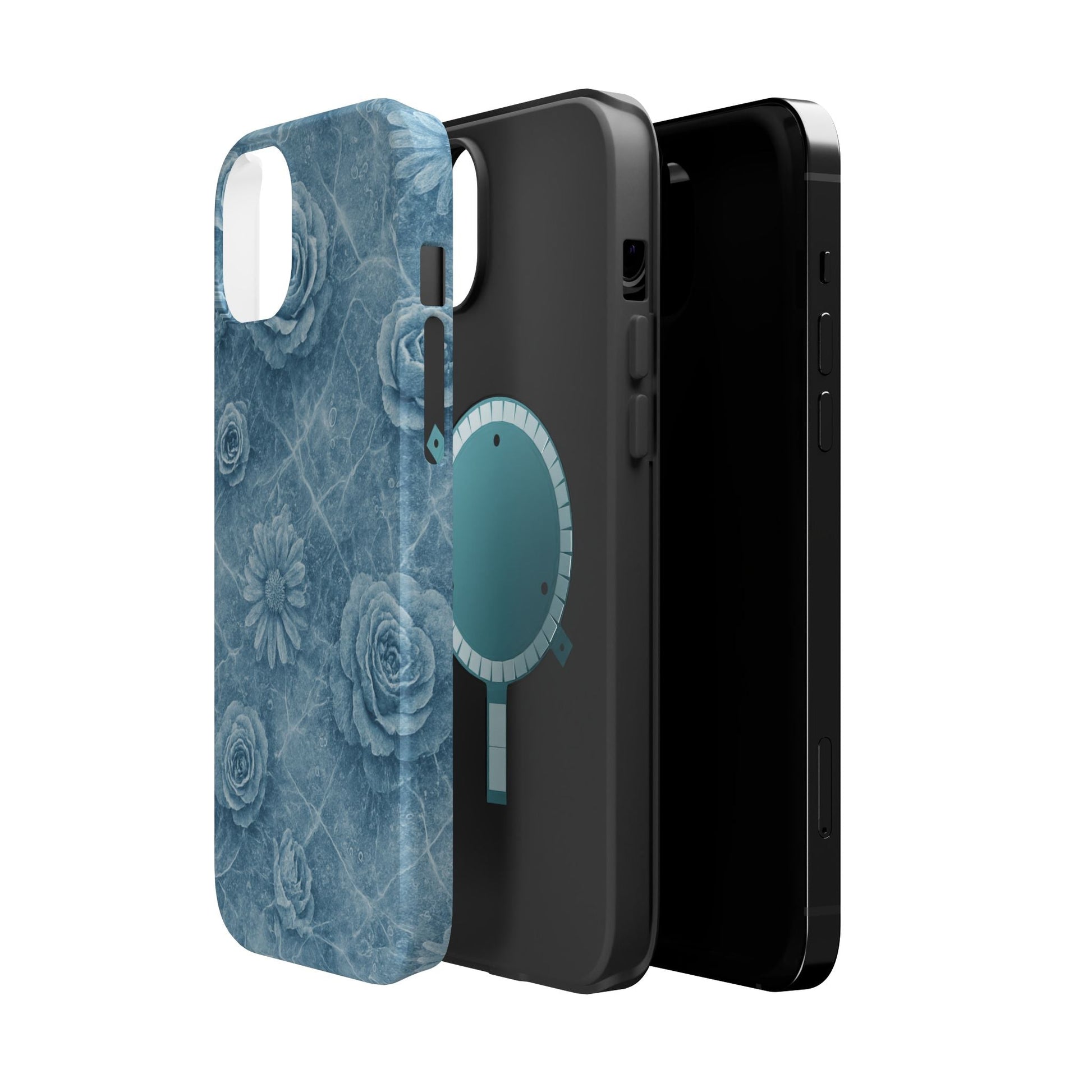 Frozen Flower Impact-Resistant iPhone Case — MagSafe Compatible  Shamo's