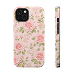 Floral Rose Magnetic Impact-Resistant Phone Case — MagSafe Compatible