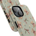 Funda para iPhone con lazo y osito de peluche con MagSafe