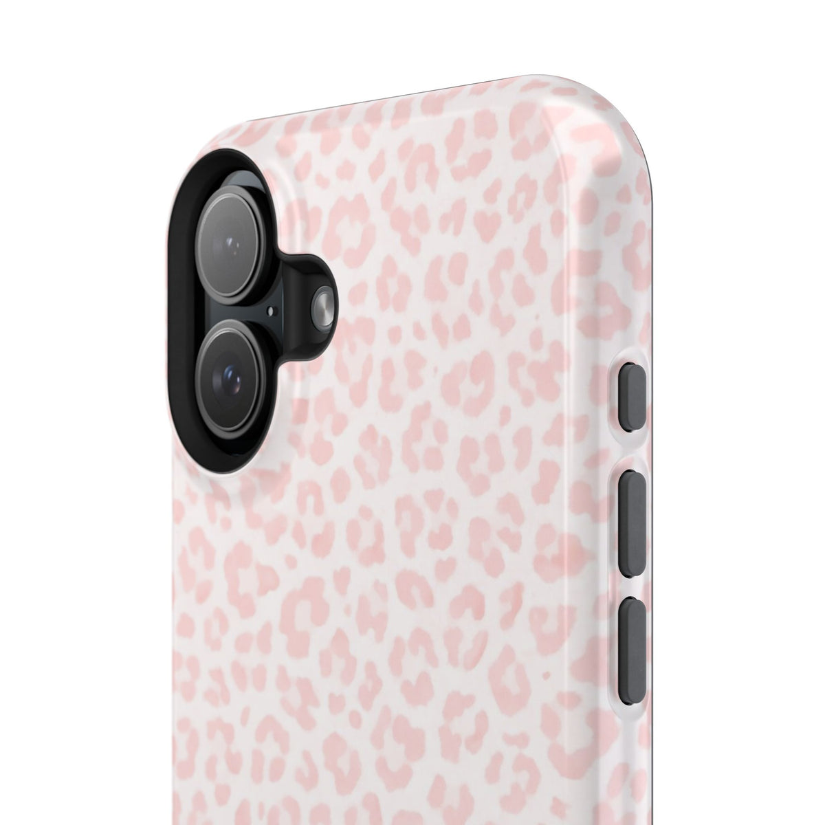 Pink Leopard Impact-Resistant iPhone Case | MagSafe