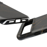 Black Marble Tough iPhone Case  Shamo's