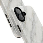Classic White Marble iPhone Case with MagSafe  Shamo's