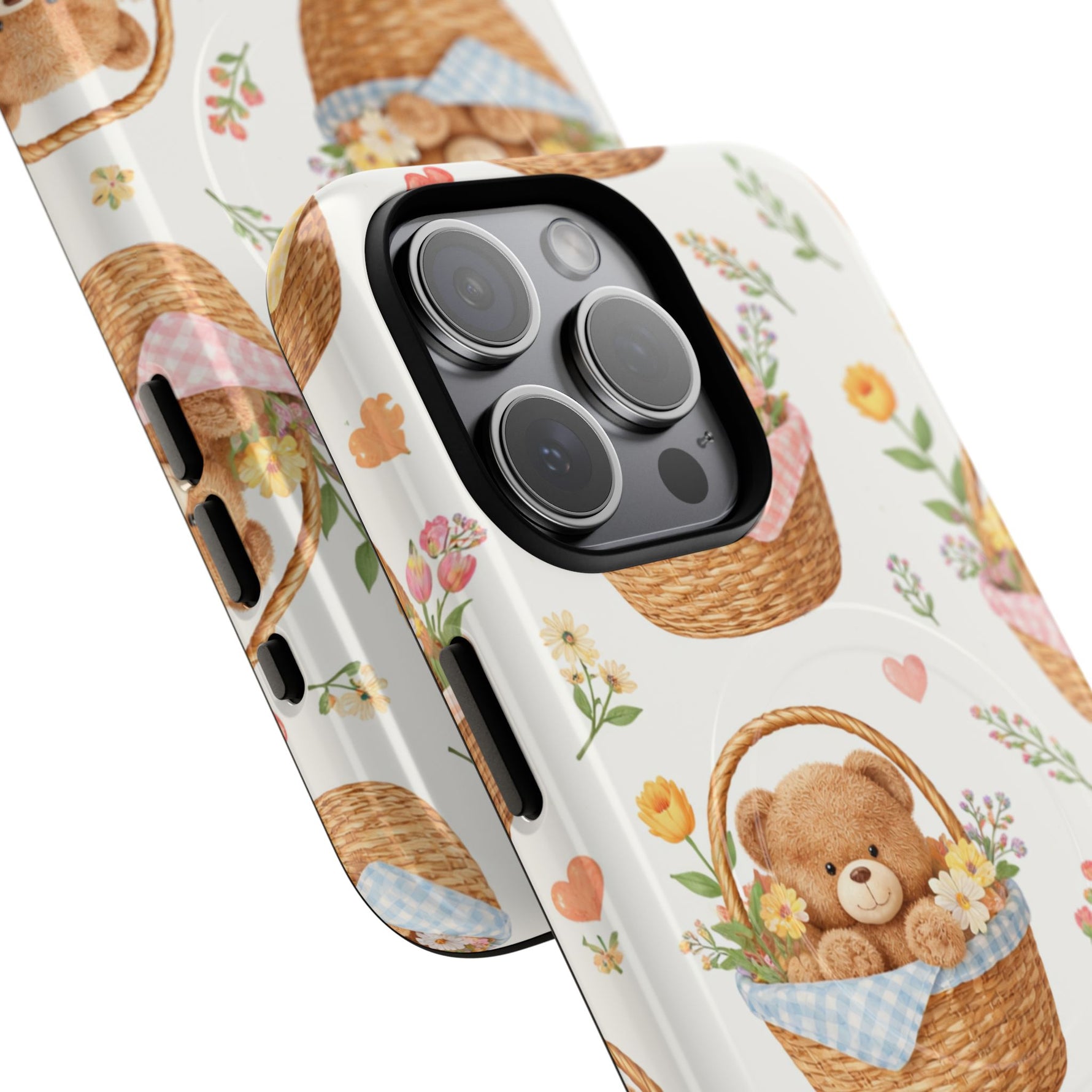 Teddy Berry Basket iPhone Case with MagSafe