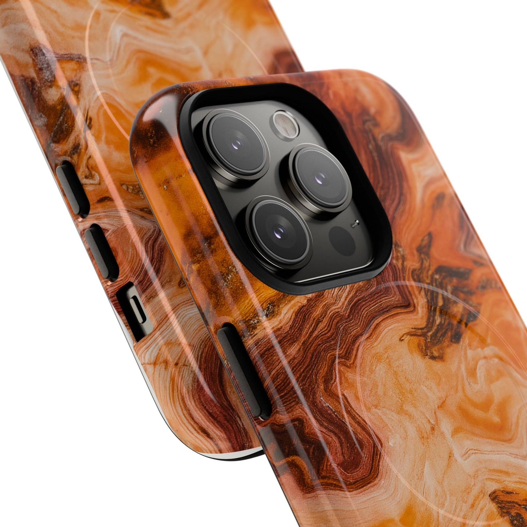 Amber Agate Marble iPhone Case — compatible with MagSafe  Shamo's