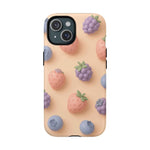 Fruitful 3D Strawberries Berries Tough Magnetic MagSafe Phone Case