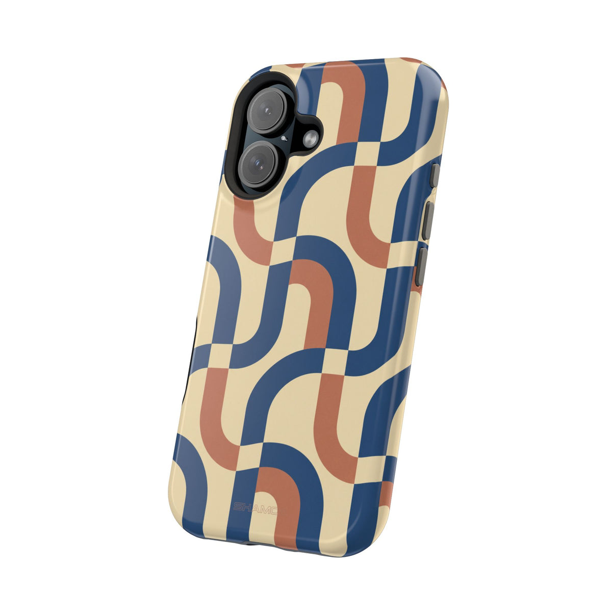 Mod Ribbon – Retro Geometric MagSafe Phone Case