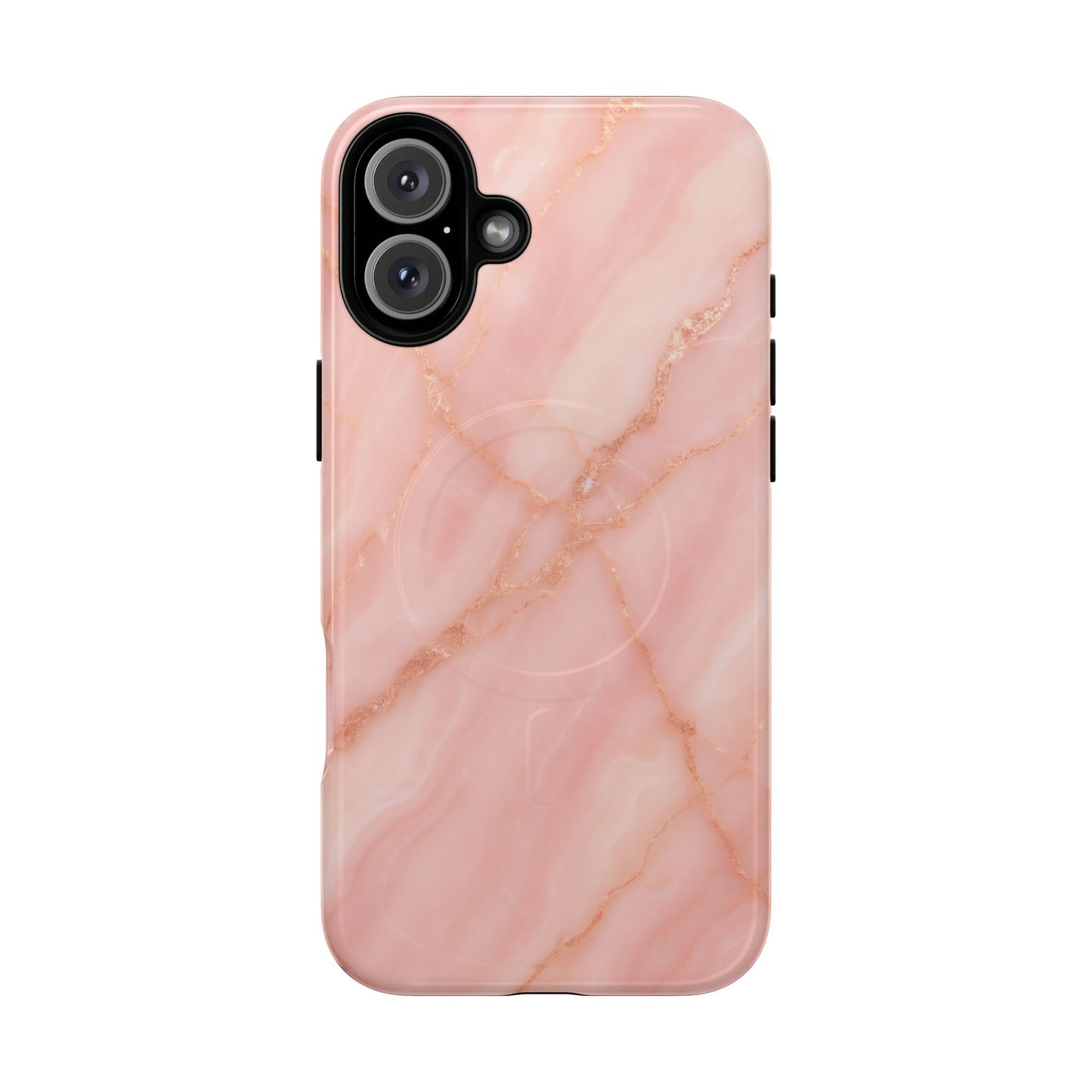 Blush Pink Marble iPhone Case with MagSafe - Shamo's