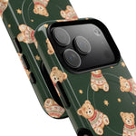 Funda para iPhone con diseño de osito de peluche y corazón (con MagSafe)