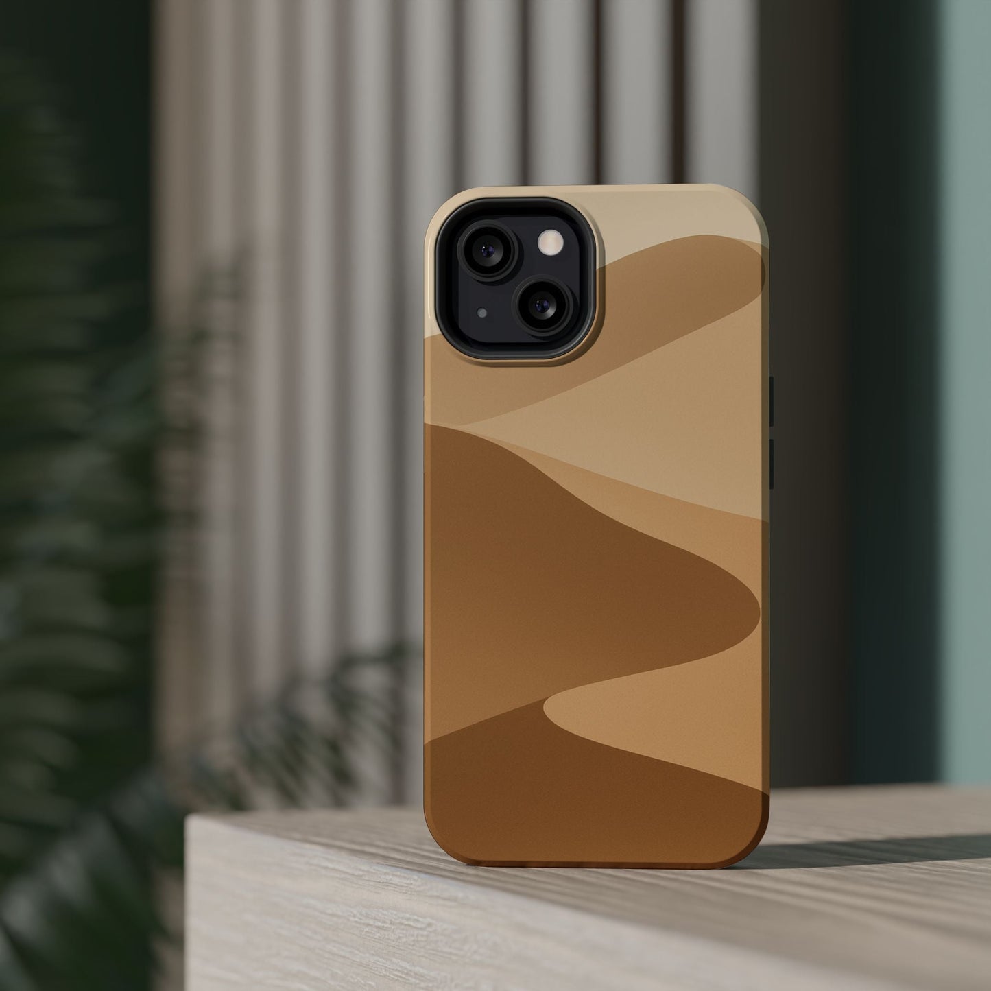 Neutral Desert Wave Design iPhone Case | MagSafe  Shamo's