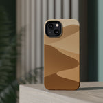 Neutral Desert Wave Design iPhone Case | MagSafe  Shamo's