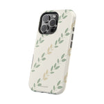 Eucalyptus Floral Laurel Magnetic Impact-Resistant Phone Case with MagSafe - iPhone 17 / Glossy - Shamo's