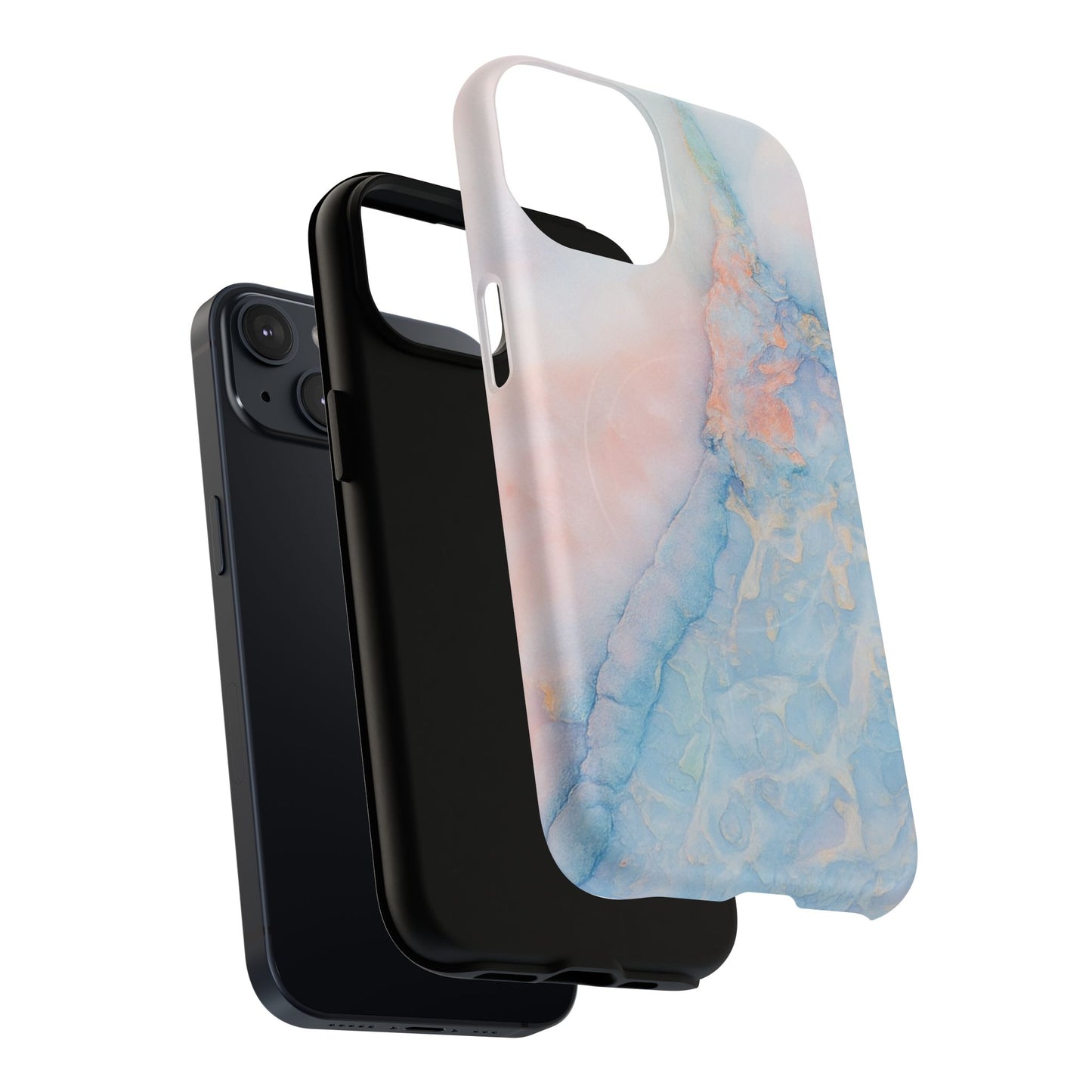 Marble Pastel iPhone Case (MagSafe compatible)
