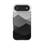 Monochrome Mountain Design iPhone Case | MagSafe