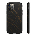 Black Marble Tough iPhone Case - Shamo's