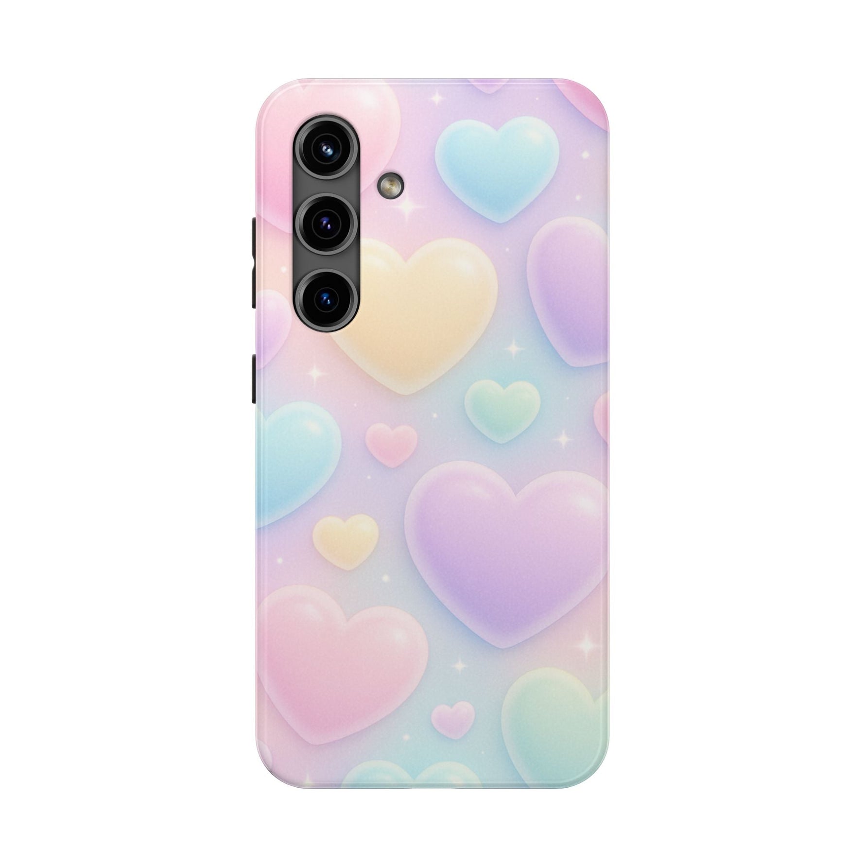 Cute Rainbow Hearts Phone Case  Shamo's Samsung Galaxy S24