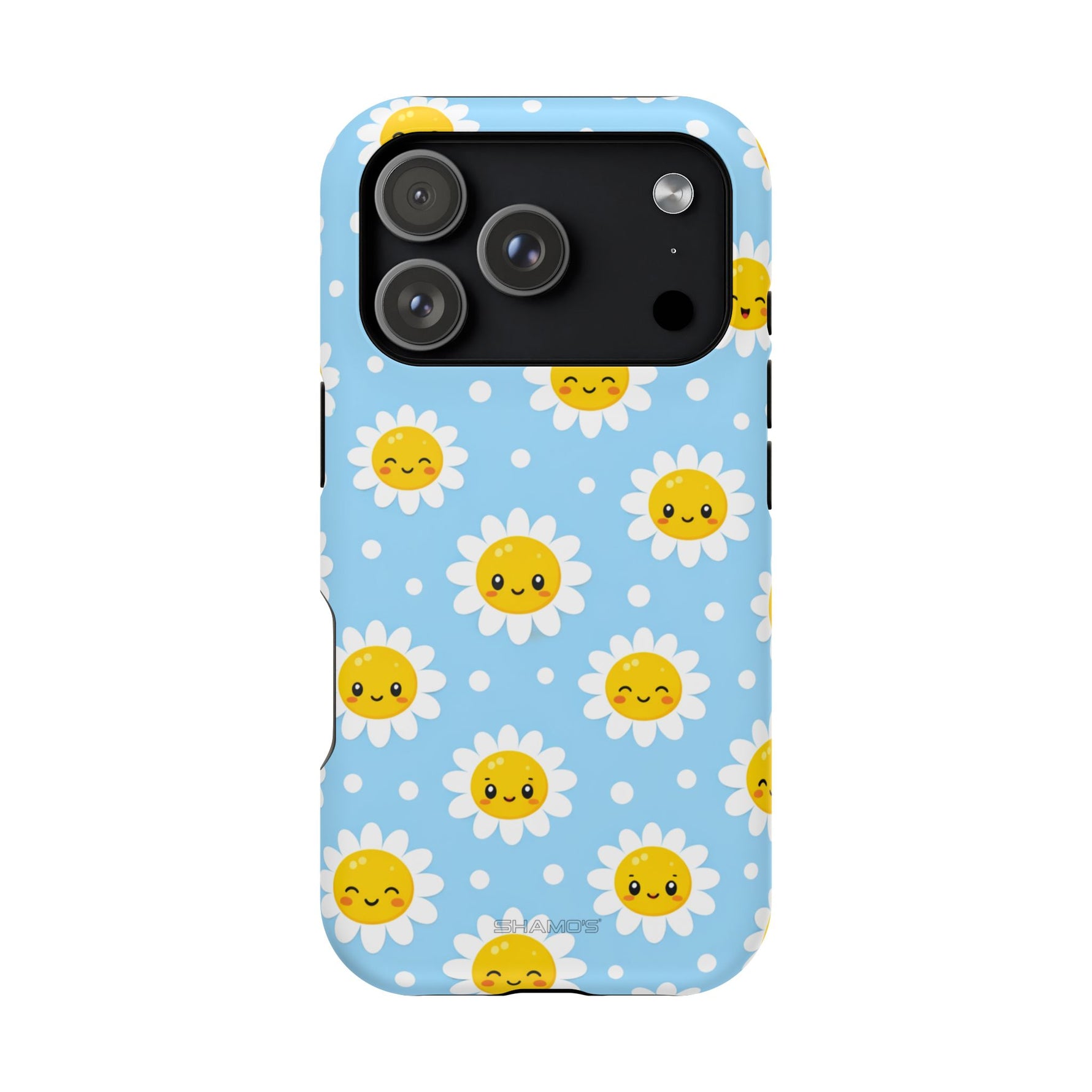 Sunny Daisy MagSafe Compatible Magnetic Phone Case — Impact-Resistant Cover