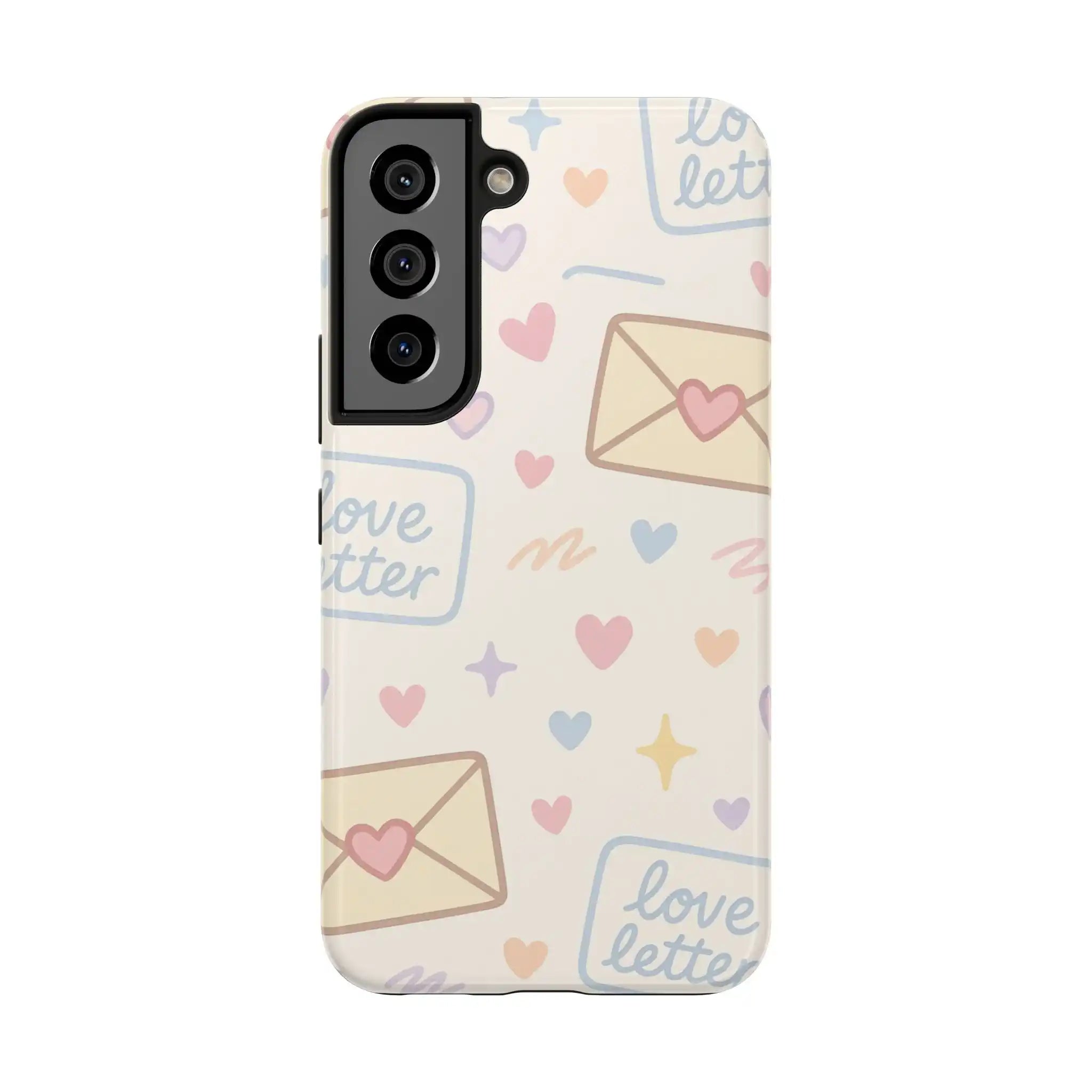 Pastel Love Letter Hearts Impact Phone Case  Shamo's Samsung Galaxy S22