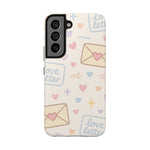 Pastel Love Letter Hearts Impact Phone Case  Shamo's Samsung Galaxy S22
