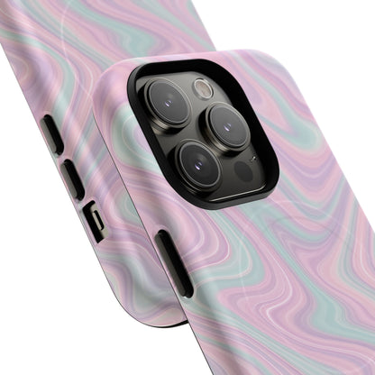 Colorful Marble Pastel Swirl iPhone Case | MagSafe
