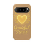 Grateful Heart iPhone Case — Warm Neon Heart  Shamo's Google Pixel 9 Pro / Matte