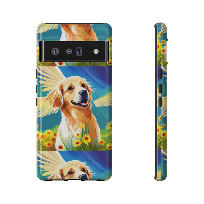 Tough Cases Golden Retriever with Wings Phone case