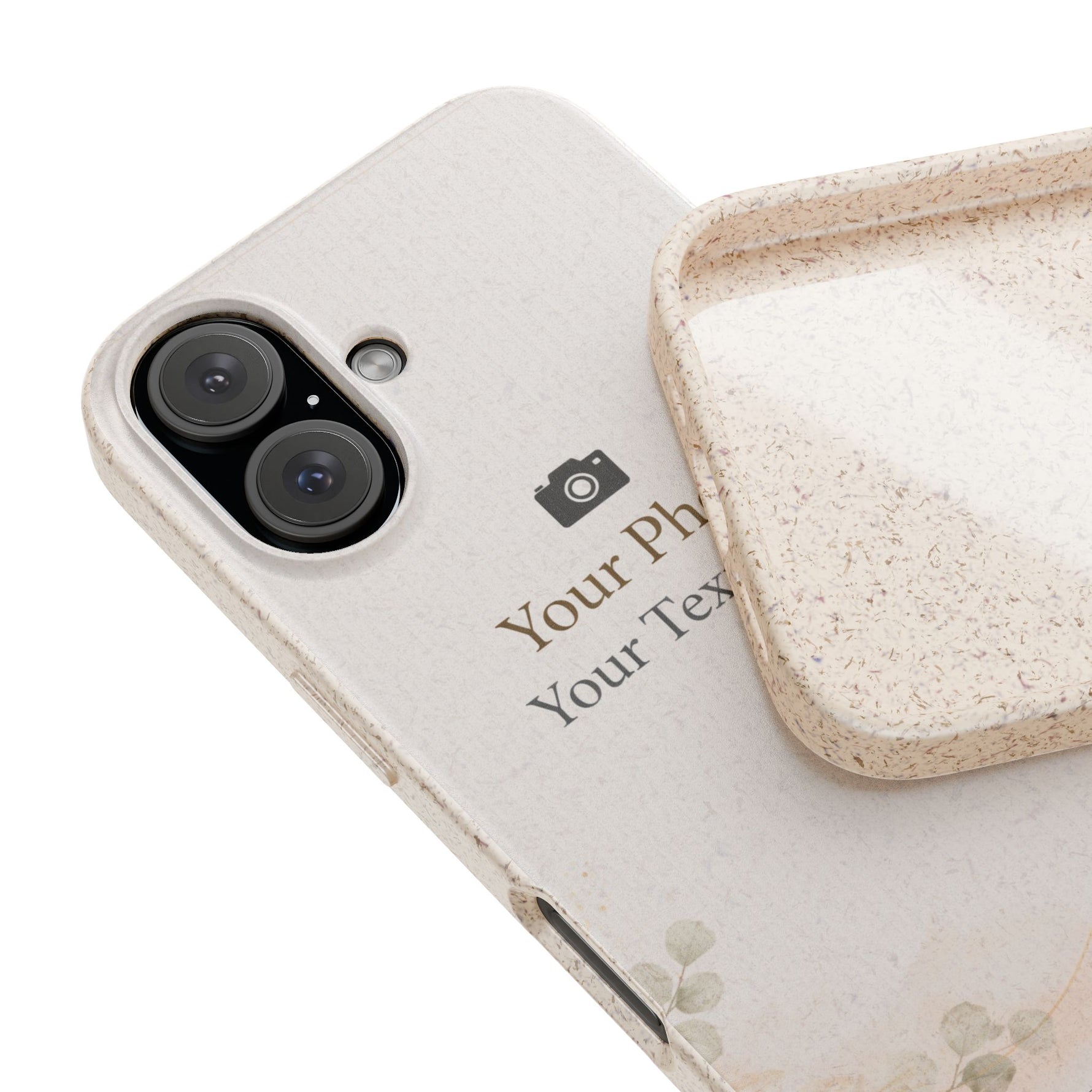 Personalizable Biodegradable Custom Phone Case | Add your own Photo and Text - iPhone 17 Pro Max - Shamo's