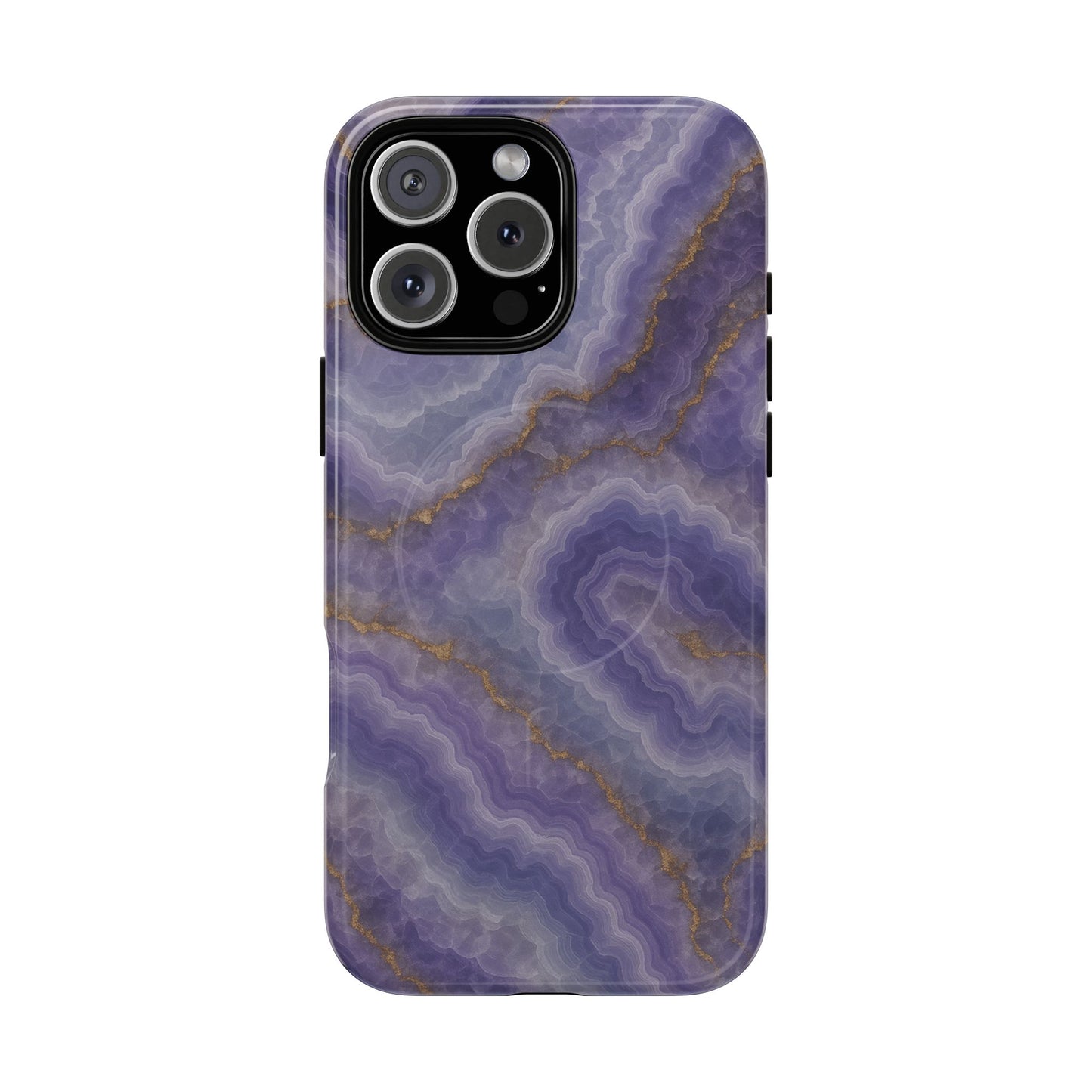 Purple Agate Marble iPhone Case with MagSafe - Shamo's