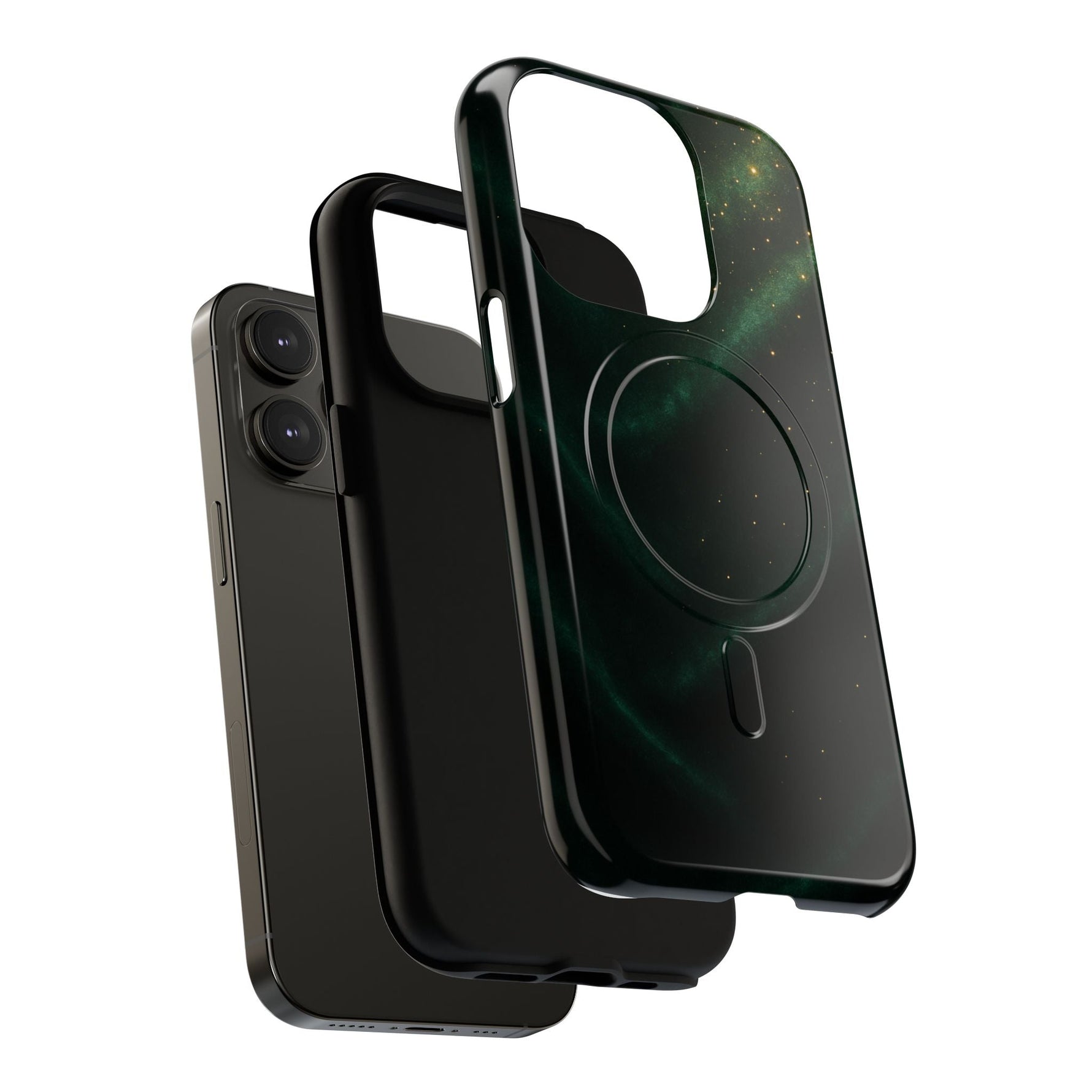 Luxury Series Emerald Galaxy iPhone Case with MagSafe  Shamo's