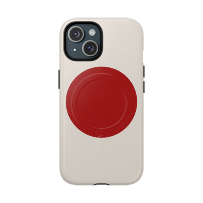 Japan Flag iPhone Case - Tough Works with MagSafe