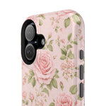 Floral Rose Magnetic Impact-Resistant Phone Case — MagSafe Compatible